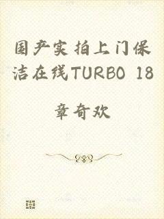 国产实拍上门保洁在线TURBO 18